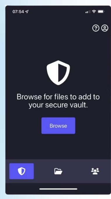 DataRock Control for Mobile interface screenshot